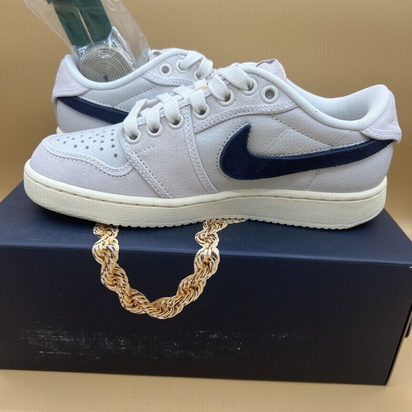 Jordan 1 Retro AJKO Low SP Union Sail Leather- Men’s 4 *NEW* - Picture 7 of 12